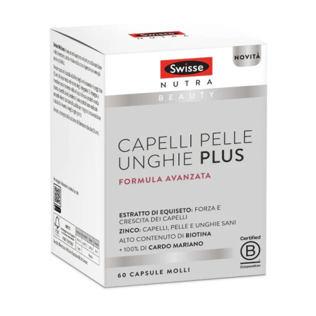 Swisse Capelli Pelle Unghie Plus 60 capsule - Integratore per capelli Swisse Capelli Pelle Unghie Plus 60 capsule - Integratore per capelli