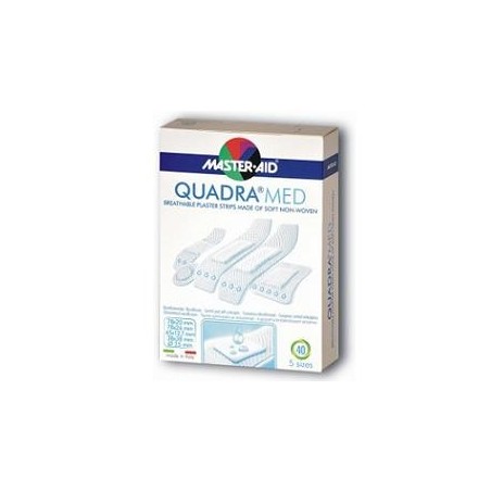 M-AID Quadra Med Cerotti Assortiti Traspiranti Disinfettanti 40 Pezzi M-AID Quadra Med Cerotti Assortiti Traspiranti Disinfettanti 40 Pezzi