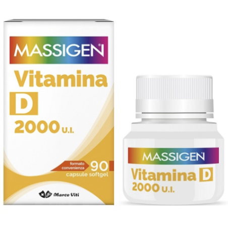 Massigen Vitamina D 2000 UI 90 Capsule Softgel