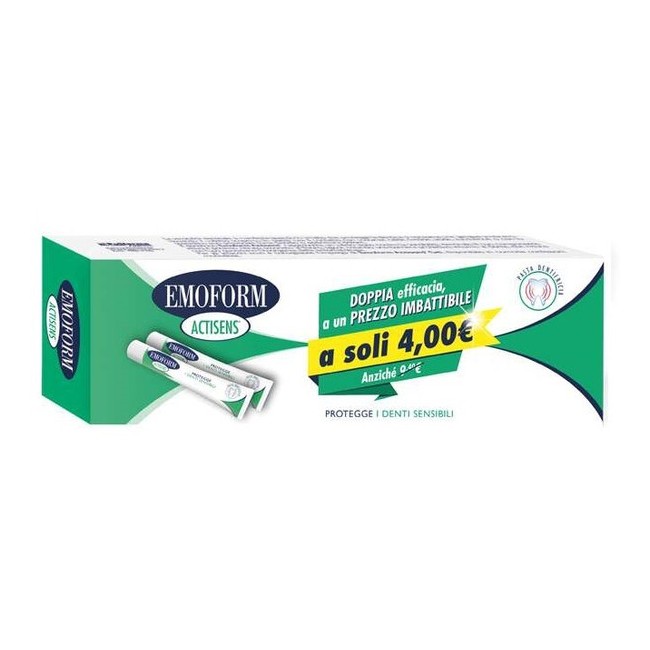 Emoform Actisens Dentifricio desensibilizzante 75 ml – per la protezione quotidiana dei denti sensibili.