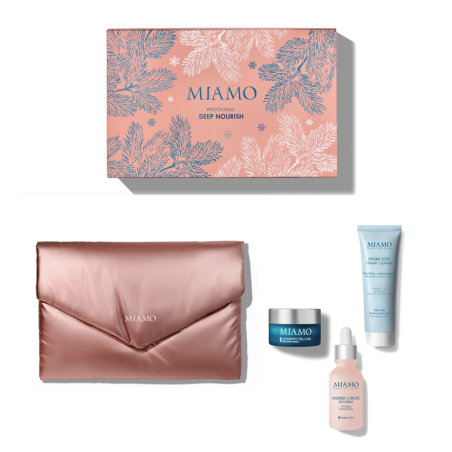 Miamo cofanetto deep Nourish - Nourish 3-Biotic serum 30 ml + omaggi Miamo cofanetto deep Nourish - Nourish 3-Biotic serum 30 ml + omaggi