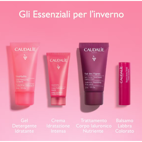 Caudalie Trousse inverno rituale idratazione viso corpo