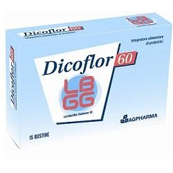 Dicoflor 60 15 Bustine - Integratore Intestinale con Fermenti Lattici Vivi
