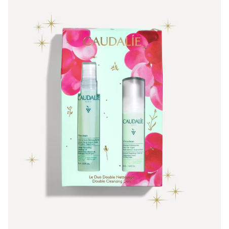 Caudalie Vinoclean duo doppia detersione olio struccante + mousse detergente