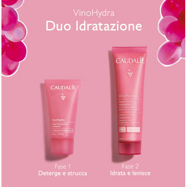 Caudalie Duo Idratazione Crema Sorbetto viso + maschera idratante OMAGGIO Caudalie Duo Idratazione Crema Sorbetto viso + maschera idratante OMAGGIO