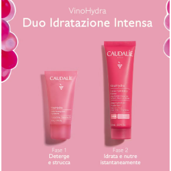 Caudalie Vinohydra Duo idratazione intensa Crema SOS viso + gel detergente 30 ml OMAGGIO