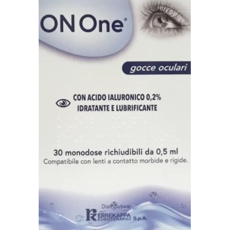 Farto OnOne Gocce oculari sterili 30 flaconcini monodose da 0,5 ml Farto OnOne Gocce oculari sterili 30 flaconcini monodose da 0,5 ml