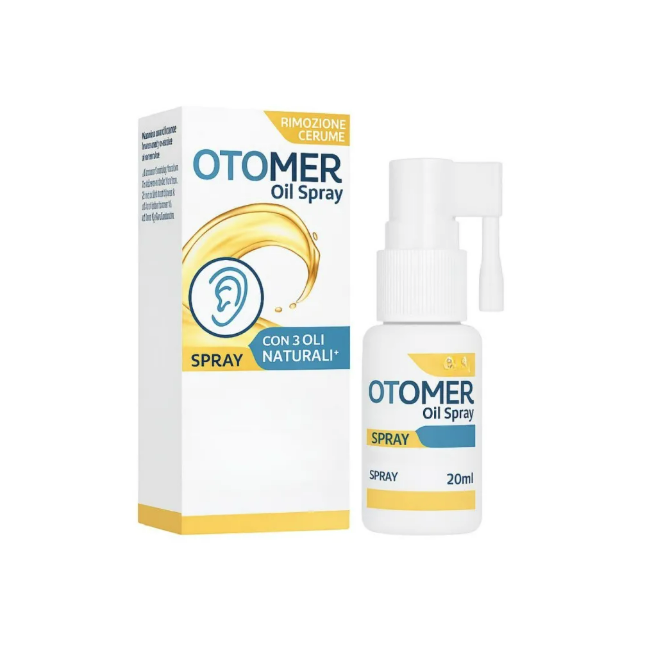 Otomer Oil spray 20 ml - Olio emolliente per la rimozione del cerume Otomer Oil spray 20 ml - Olio emolliente per la rimozione del cerume