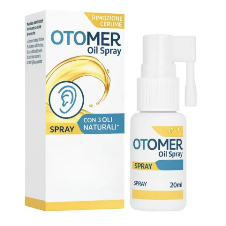 Otomer Oil spray 20 ml - Olio emolliente per la rimozione del cerume Otomer Oil spray 20 ml - Olio emolliente per la rimozione del cerume