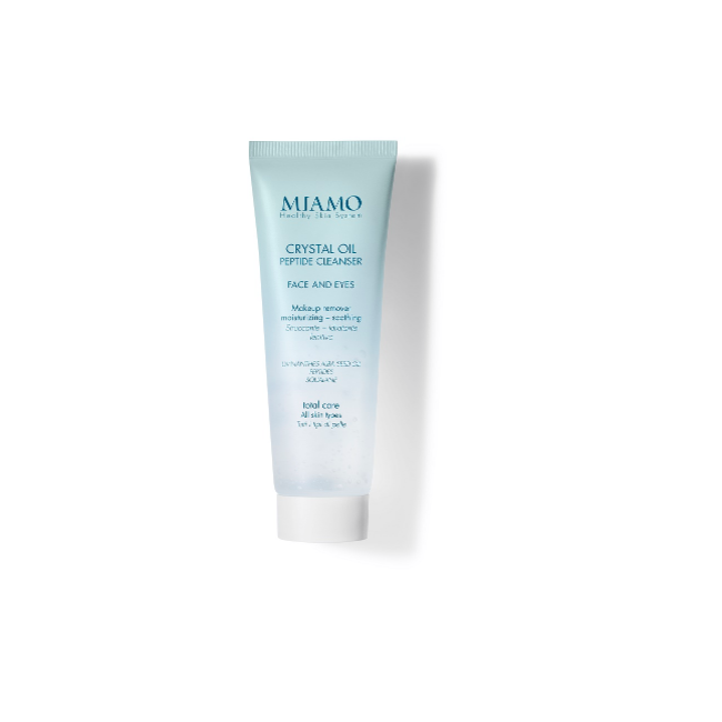 Miamo Crystal Oil Peptide Cleanser detergente struccante lenitivo viso e occhi TRAVEL SIZE 50 ml