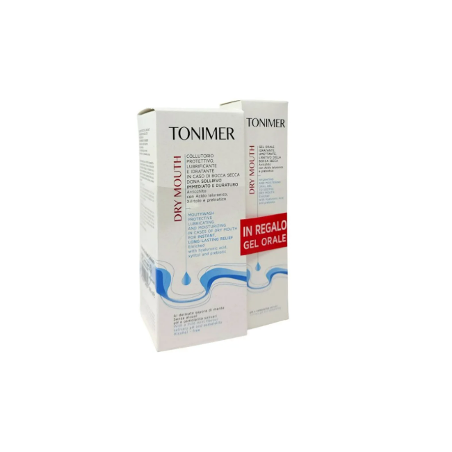 Tonimer Dry Mouth Collutorio 200 ml + Gel orale per bocca secca