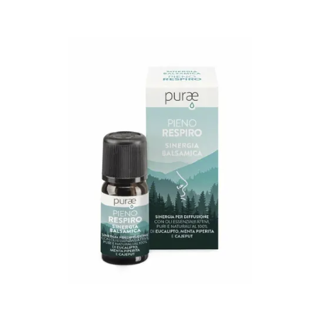 Purae Pieno Respiro Sinergia Balsamica per diffusione con Oli Essenziali 10 ml Purae Pieno Respiro Sinergia Balsamica per diffusione con Oli Essenziali 10 ml
