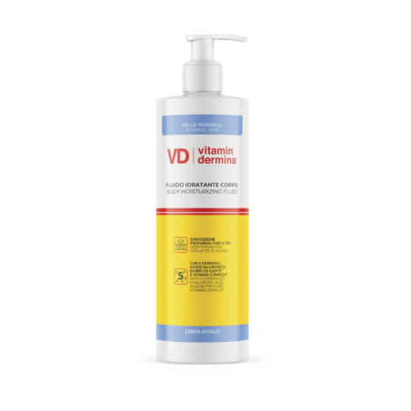 Vitamindermina Hyalo fluido corpo idratante 72 h 400 ml Vitamindermina Hyalo fluido corpo idratante 72 h 400 ml