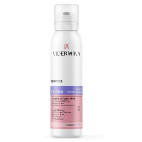 Vidermina Candilen mousse detergente intima lenitiva di prurito e bruciore 150 ml Vidermina Candilen mousse detergente intima lenitiva di prurito e bruciore 150 ml