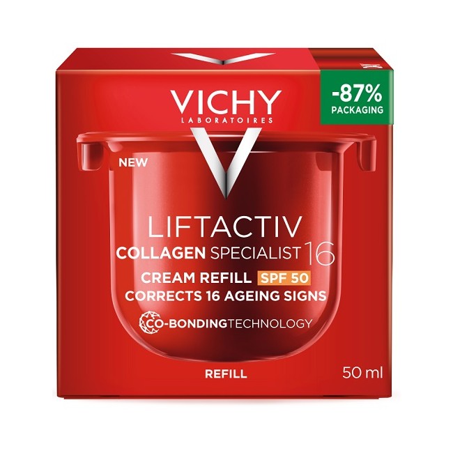 Vichy Liftactiv Collagen 16 crema viso giorno SPF50+ RICARICA 50 ml