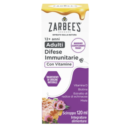 Zarbee's Difese Immunitarie Adulti Sciroppo 120 ml Zarbee's Difese Immunitarie Adulti Sciroppo 120 ml