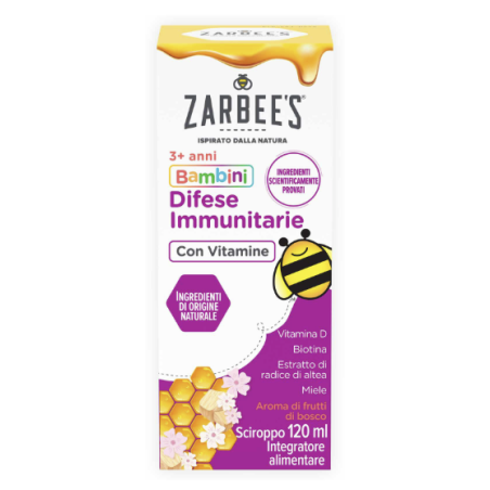 Zarbee's Difese Immunitarie Bambini Sciroppo 120 ml Zarbee's Difese Immunitarie Bambini Sciroppo 120 ml