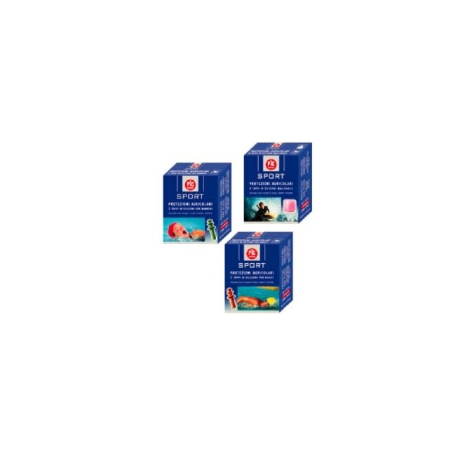 TAPPO AURICOLARE IN SILICONE PIC SPORT PER BAMBINI 2 PEZZI