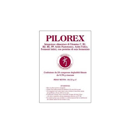 Pilorex 24Compresse Fermenti Lattici Per Reflusso/Bruciore di Stomaco