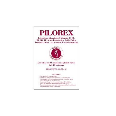 Pilorex 24Compresse Fermenti Lattici Per Reflusso/Bruciore di Stomaco Pilorex 24Compresse Fermenti Lattici Per Reflusso/Bruciore di Stomaco