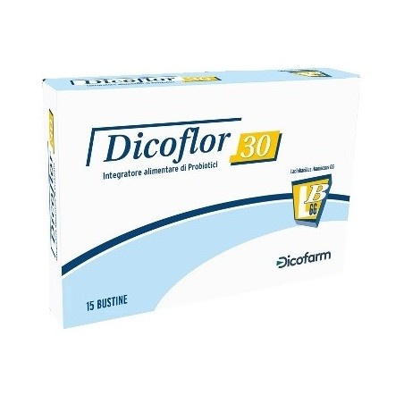 Dicoflor 30 30 Bustine - Integratore con Fermenti Lattici Vivi Dicoflor 30 30 Bustine - Integratore con Fermenti Lattici Vivi