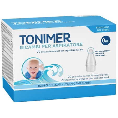Tonimer Ricambi per aspiratore nasale 20 pezzi Tonimer Ricambi per aspiratore nasale 20 pezzi