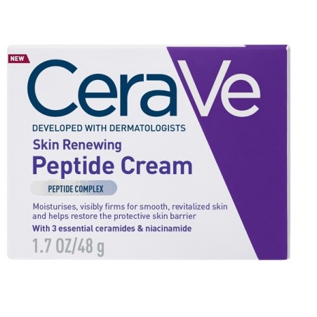 Cerave Skin Renewing Crema viso ai peptidi anti-rughe 48 g Cerave Skin Renewing Crema viso ai peptidi anti-rughe 48 g