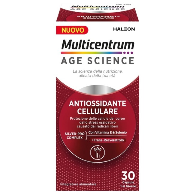 MULTICENTRUM AGE SCIENCE ANTIOSSIDANTE CELLULARE 30 CAPSULE MULTICENTRUM AGE SCIENCE ANTIOSSIDANTE CELLULARE 30 CAPSULE