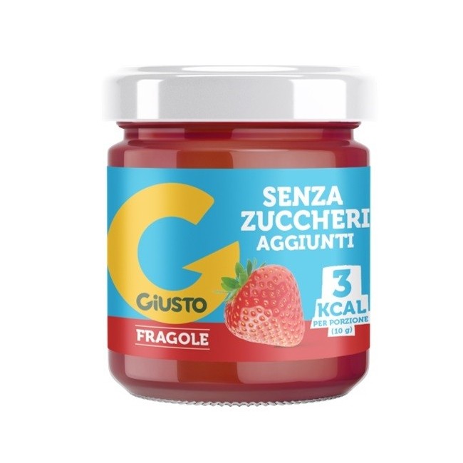 GIUSTO CONFETTURA FRAGOLA SENZA ZUCCHERO 200 G