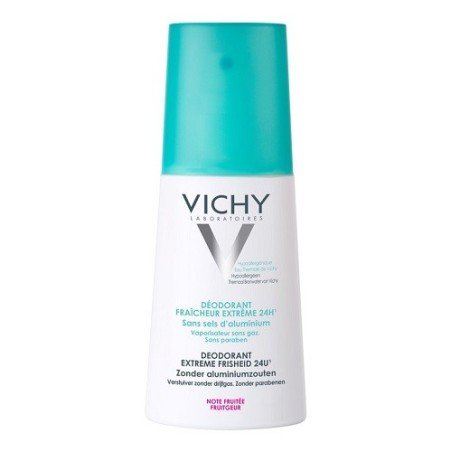 Vichy deodorante freschezza estrema 24 ore profumo fruttato spray 100 ml Vichy deodorante freschezza estrema 24 ore profumo fruttato spray 100 ml