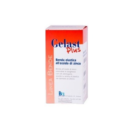 Gelast Plus Benda elastica all'ossido di zinco per medicazioni 10x700cm Gelast Plus Benda elastica all'ossido di zinco per medicazioni 10x700cm