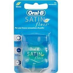 Oral B Satin Floss filo interdentale comodo antirottura al gusto menta 25 m