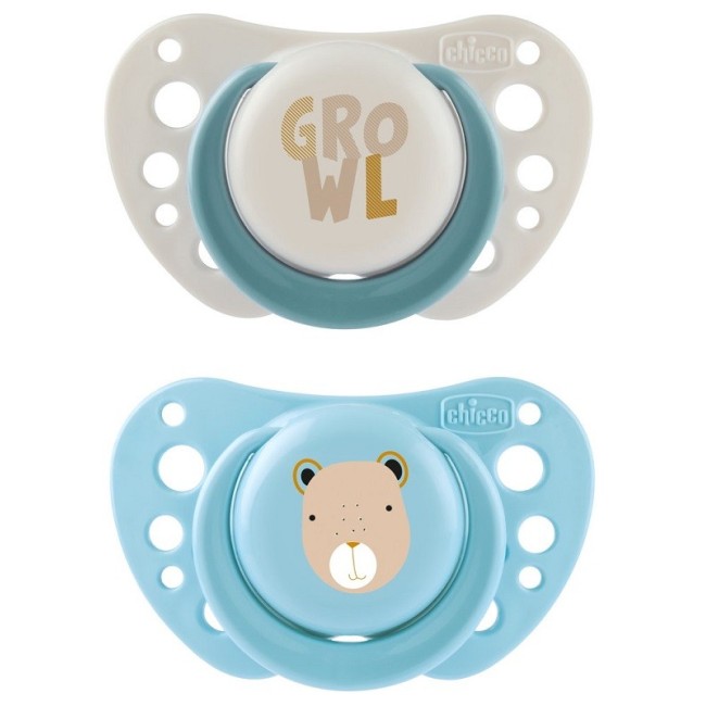 Chicco Air Succhietti in Silicone Azzurro 2-6 mesi 2 pezzi Chicco Air Succhietti in Silicone Azzurro 2-6 mesi 2 pezzi