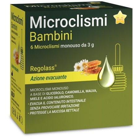 MICROCLISMI BAMBINI LABORATORIO DELLA FARMACIA 3 G 6 PEZZI