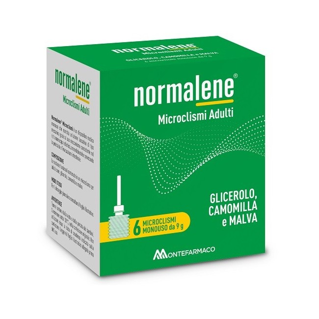 NORMALENE MICROCLISMI ADULTI RETTALI 6 PEZZI NORMALENE MICROCLISMI ADULTI RETTALI 6 PEZZI