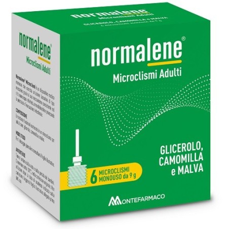 NORMALENE MICROCLISMI ADULTI RETTALI 6 PEZZI NORMALENE MICROCLISMI ADULTI RETTALI 6 PEZZI