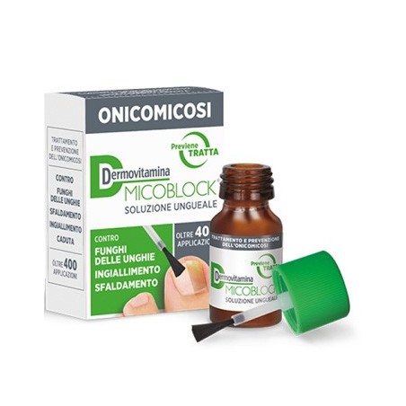 Dermovitamina Micoblock soluzione ungueale per onicomicosi 7 ml Dermovitamina Micoblock soluzione ungueale per onicomicosi 7 ml