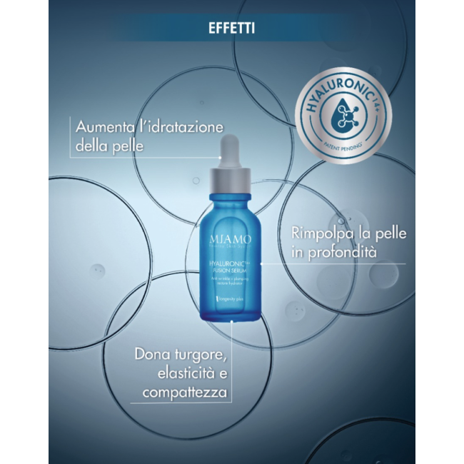 Miamo Hyaluronic 14+ Fusion Serum Bundle - Siero viso antirughe 30 ml+ crema 5 ml OMAGGIO Miamo Hyaluronic 14+ Fusion Serum Bundle - Siero viso antirughe 30 ml+ crema 5 ml OMAGGIO
