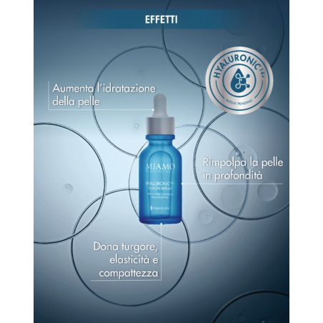 Miamo Hyaluronic 14+ Fusion Serum Bundle - Siero viso antirughe 30 ml+ crema 5 ml OMAGGIO Miamo Hyaluronic 14+ Fusion Serum Bundle - Siero viso antirughe 30 ml+ crema 5 ml OMAGGIO