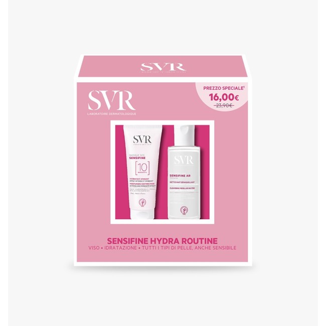 SVR Sensifine Hydra Routine cofanetto maschera viso e acqua micellare SVR Sensifine Hydra Routine cofanetto maschera viso e acqua micellare