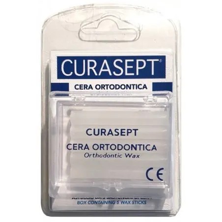 Curasept Wax Cera Ortodontica – cera protettiva per apparecchi dentali