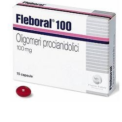 Fleboral 100 integratore alimentare per gambe pesanti 15 capsule
