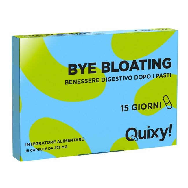 Quixy Bye Bloating 15 capsule - Integratore per la digestione