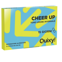 Quixy Cheer Up 15 capsule - Integratore per il tono dell'umore in inverno Quixy Cheer Up 15 capsule - Integratore per il tono dell'umore in inverno