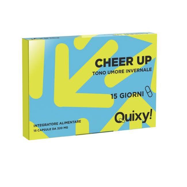 Quixy Cheer Up 15 capsule - Integratore per il tono dell'umore in inverno Quixy Cheer Up 15 capsule - Integratore per il tono dell'umore in inverno