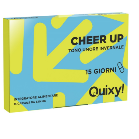 Quixy Cheer Up 15 capsule - Integratore per il tono dell'umore in inverno Quixy Cheer Up 15 capsule - Integratore per il tono dell'umore in inverno