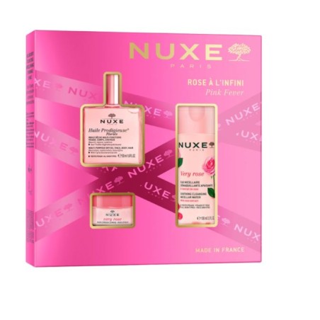 Nuxe Cofanetto Best Seller Florale Olio 50 ml + Acqua micellare 100 ml + Balsamo labbra 15 g Nuxe Cofanetto Best Seller Florale Olio 50 ml + Acqua micellare 100 ml + Balsamo labbra 15 g