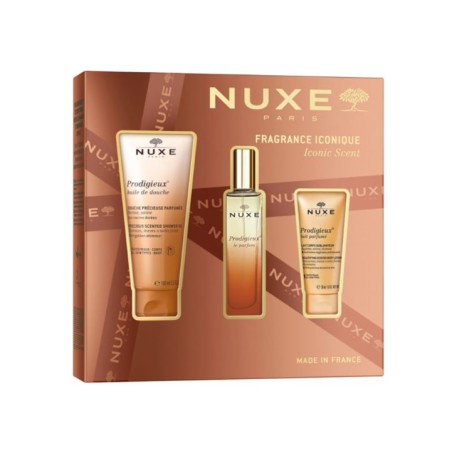 Nuxe Fragrance Iconique cofanetto Prodigieux Le Parfum 30 ml + olio doccia + crema Nuxe Fragrance Iconique cofanetto Prodigieux Le Parfum 30 ml + olio doccia + crema
