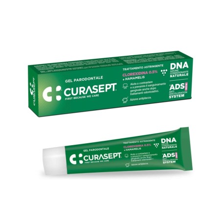 Curasept ADS Gel Parodontale Trattamento Astringente 30 ml – gel astringente con clorexidina 0,5% e ADS.