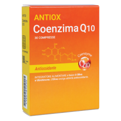 Confezione da 30 compresse di integratore Coenzima Q10